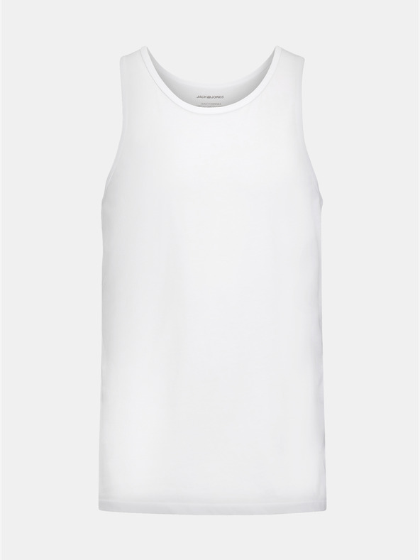 Jack & Jones Komplet od dvije bijele Jack & Jones osnovne majice bez rukava