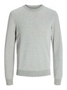 Jack & Jones Jack & Jones Globe svijetlo sivi muški pulover