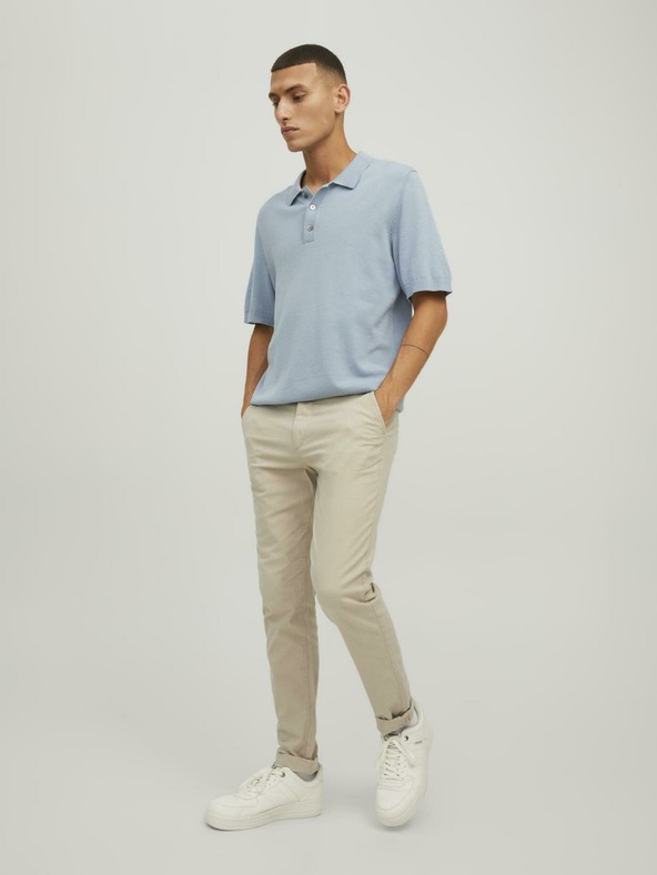 Jack & Jones Jack & Jones Marco bež chino hlače za muškarce