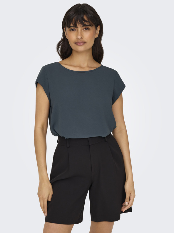 ONLY Tamnoplava ženska bluza ONLY Vic