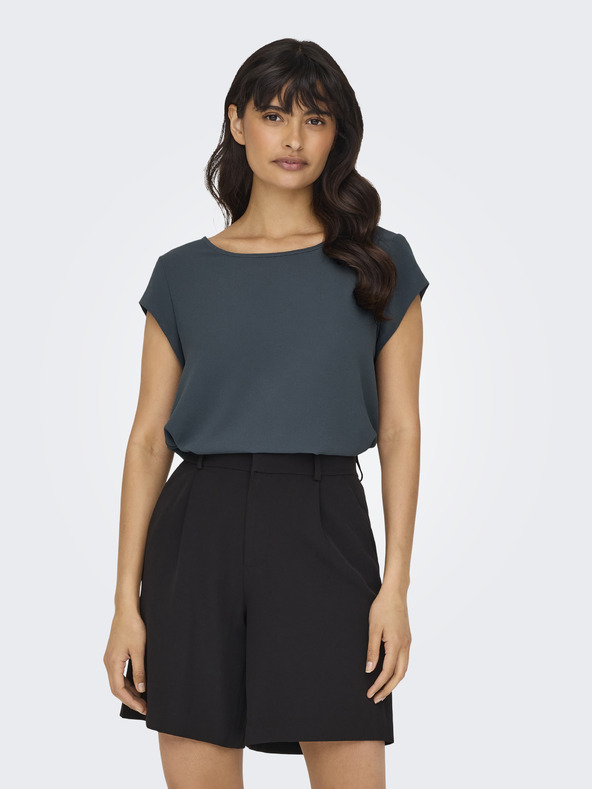 ONLY Tamnoplava ženska bluza ONLY Vic