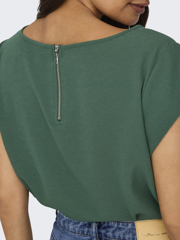 ONLY Zelena ženska bluza ONLY Vic