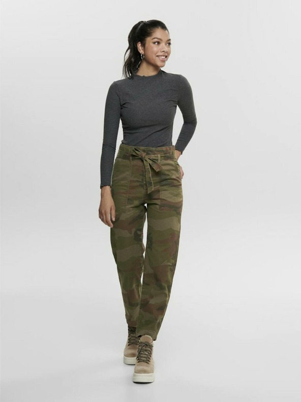 ONLY Tamno siva ženska majica ONLY Emma