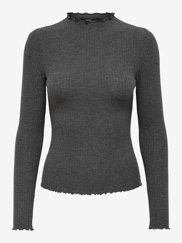 ONLY Tamno siva ženska majica ONLY Emma