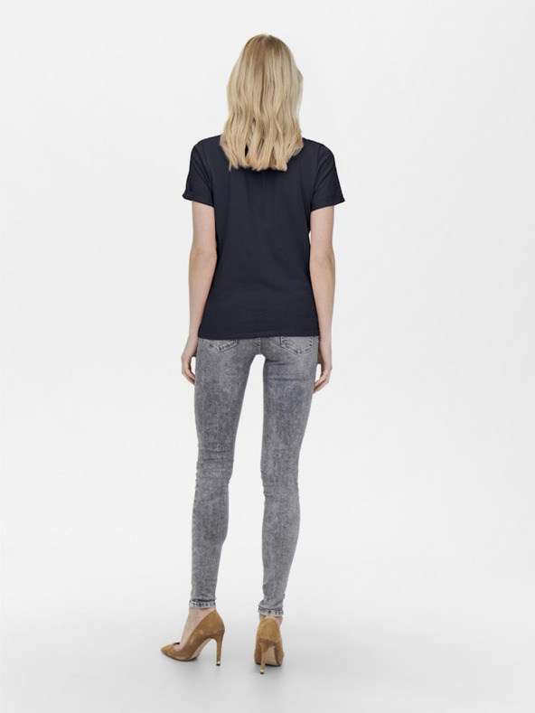 ONLY Tamnoplava ženska majica ONLY Kita