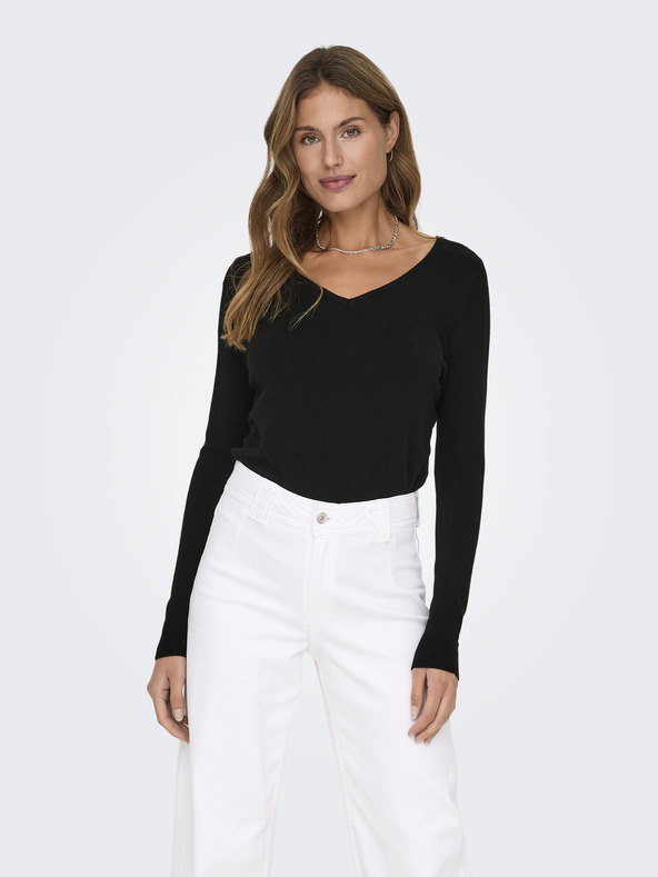 ONLY Crni ženski džemper ONLY Venice