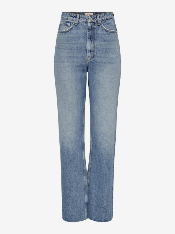 ONLY Plave ženske traperice ravnog kroja ONLY Riley