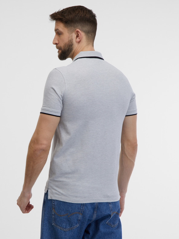 Jack & Jones Jack & Jones Paulos siva tigrasta polo majica