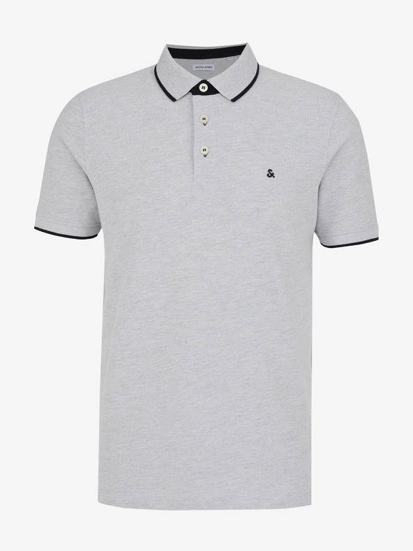 Jack & Jones Jack & Jones Paulos siva tigrasta polo majica