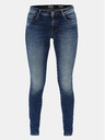ONLY SAMO plave skinny fit traperice s poderanim efektom