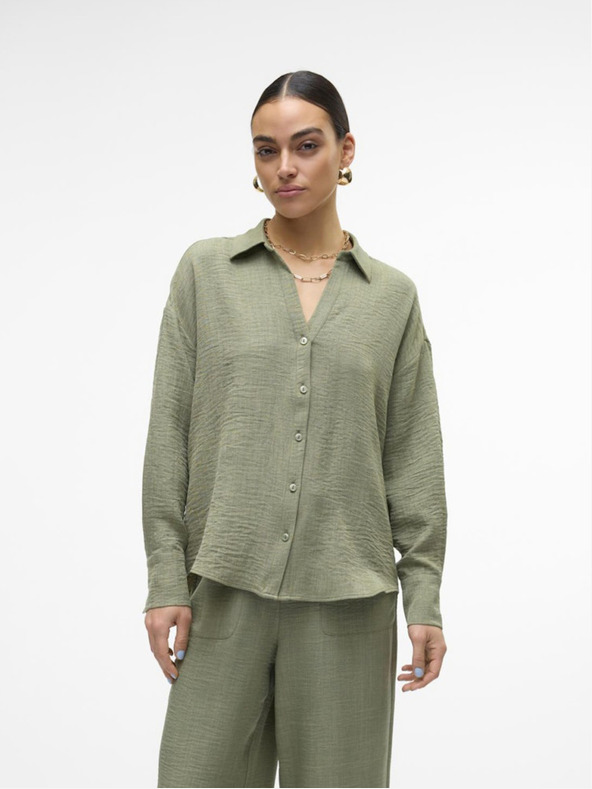 Vero Moda Svijetlozelena ženska košulja Vero Moda Melaney