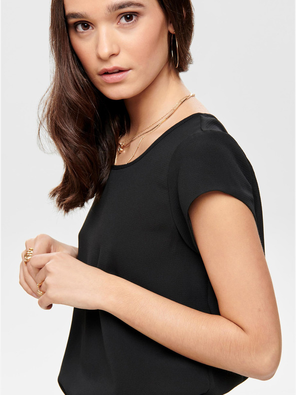 ONLY Crna bluza s patentnim zatvaračem na leđima SAMO Vic