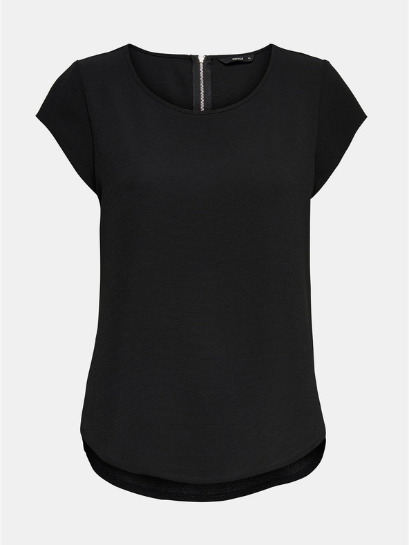 ONLY Crna bluza s patentnim zatvaračem na leđima SAMO Vic