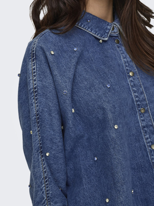 ONLY Plava ženska traper košulja ONLY Grace