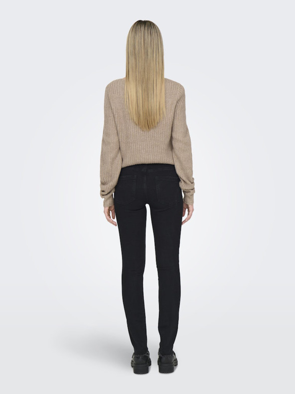 ONLY Crne ženske skinny traperice ONLY Hush