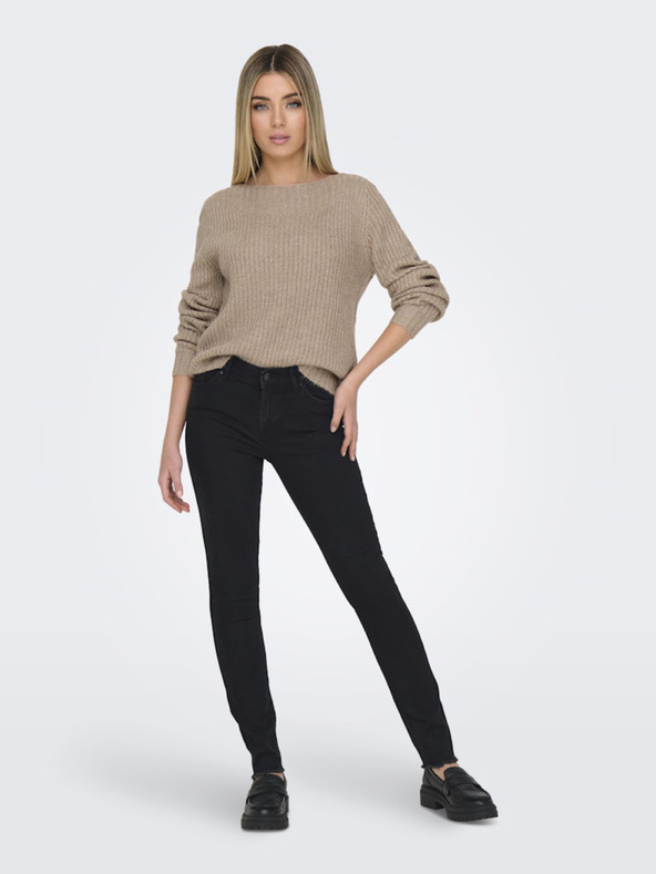 ONLY Crne ženske skinny traperice ONLY Hush