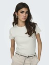 Jacqueline de Yong Bijela ženska majica JDY Solar
