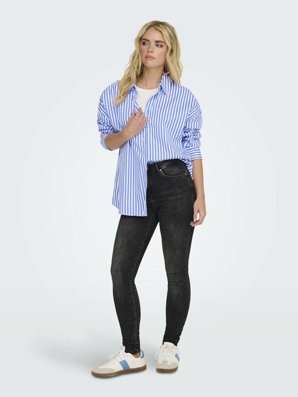 Jacqueline de Yong JDY Vesper bijelo-plava ženska košulja na pruge