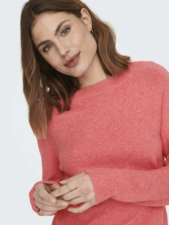 ONLY Narančasti ženski džemper ONLY Rica