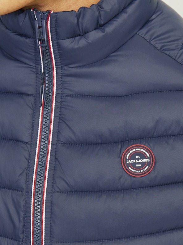 Jack & Jones Jack & Jones tamnoplavi muški prošiveni prsluk