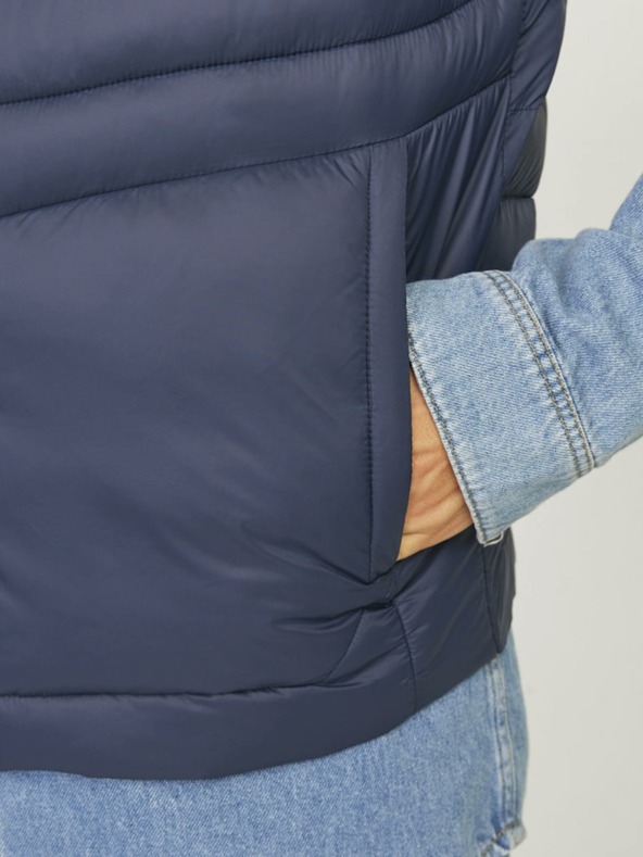 Jack & Jones Jack & Jones tamnoplavi muški prošiveni prsluk