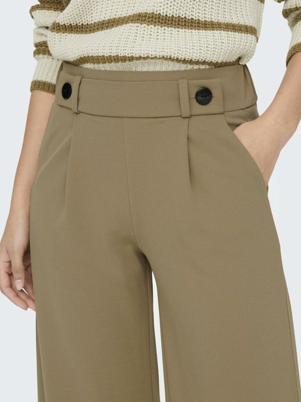 Jacqueline de Yong Smeđe ženske široke hlače JDY Geggo