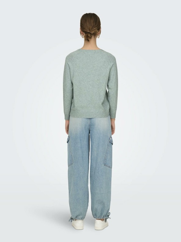 ONLY Zeleni ženski džemper ONLY Lesly