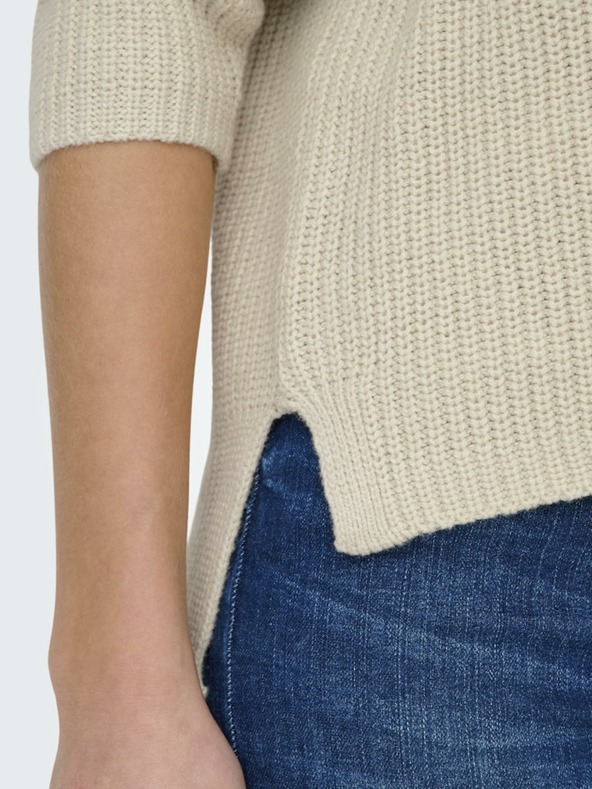 ONLY Bež ženski džemper ONLY Luna