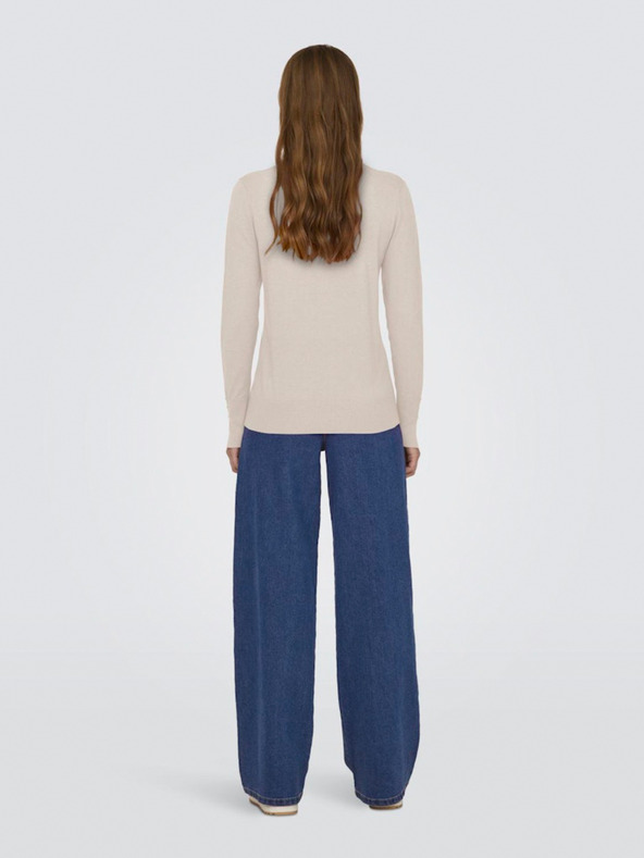 Jacqueline de Yong Bež ženski džemper JDY Malou