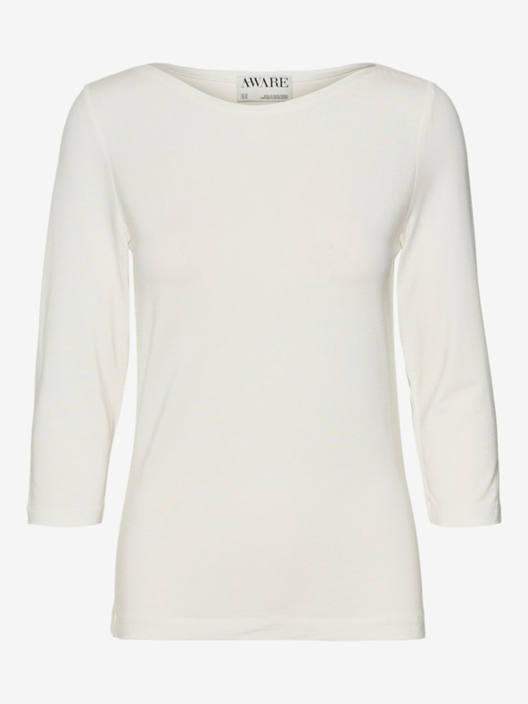 AWARE by VERO MODA Bijela ženska majica AWARE by VERO MODA Fiona