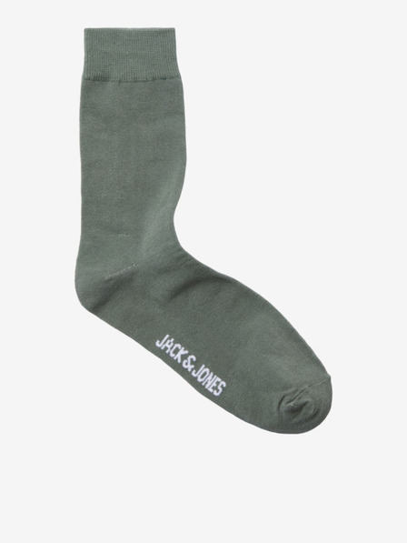 Jack & Jones Set od tri para muških čarapa Jack & Jones u crnoj, sivoj i zelenoj boji