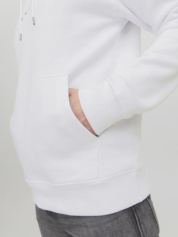 Jack & Jones Jack & Jones Star bijela muška majica s kapuljačom