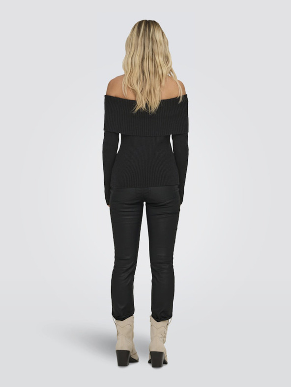 ONLY Crni ženski džemper ONLY Katia