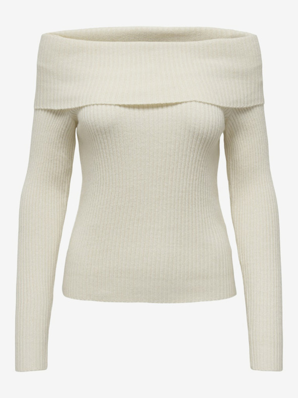 ONLY Krem ženski pulover ONLY Katia