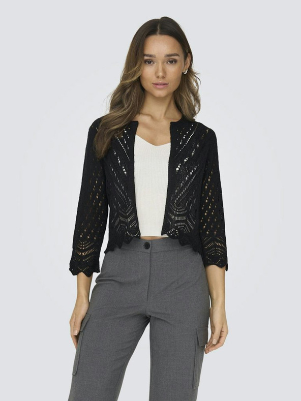 Jacqueline de Yong Crni ženski kardigan JDY
