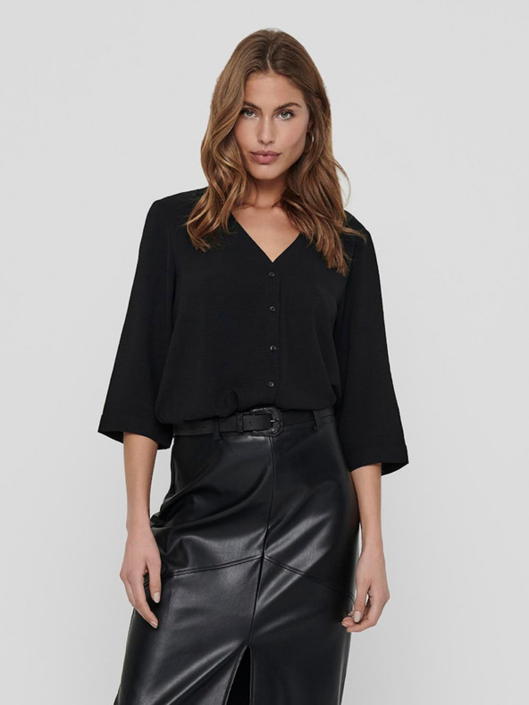 Jacqueline de Yong Crna ženska bluza JDY Lion