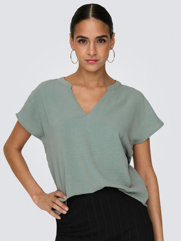 Jacqueline de Yong Zelena ženska bluza JDY Lion