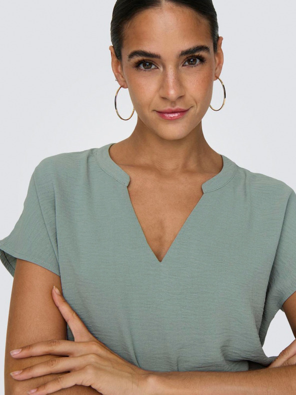 Jacqueline de Yong Zelena ženska bluza JDY Lion