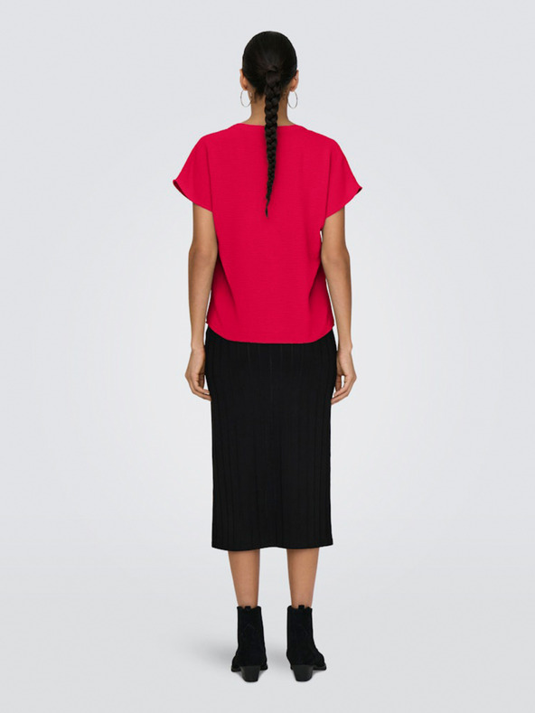 Jacqueline de Yong Crvena ženska bluza JDY Lion