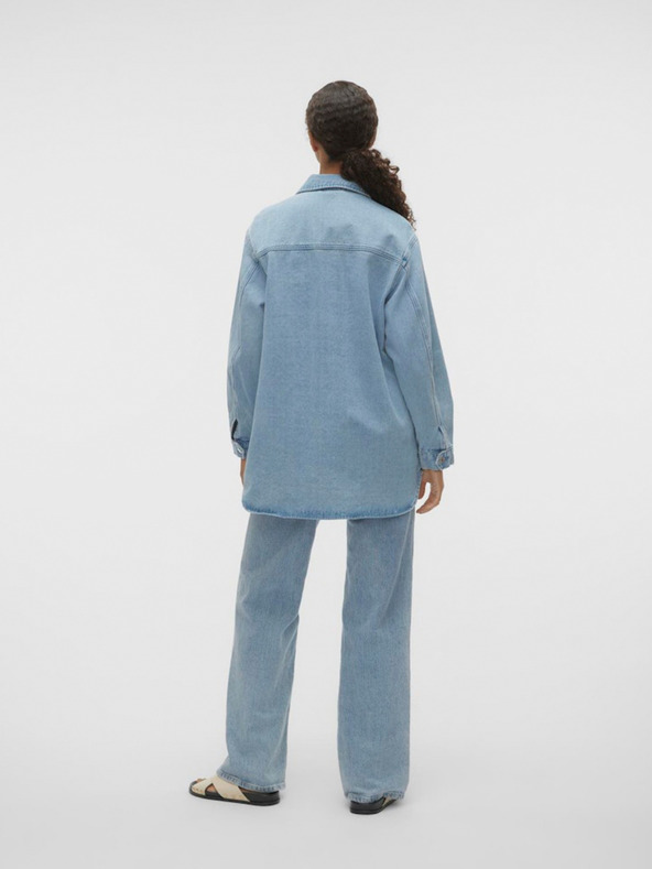 Vero Moda Svijetloplava ženska traper košulja Vero Moda Naya