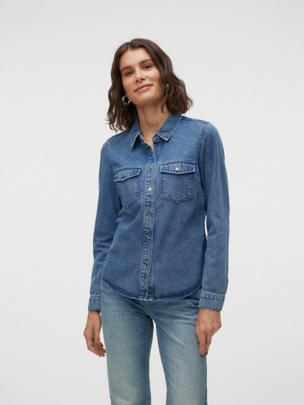 Vero Moda Ženska plava traper košulja Vero Moda Jennie