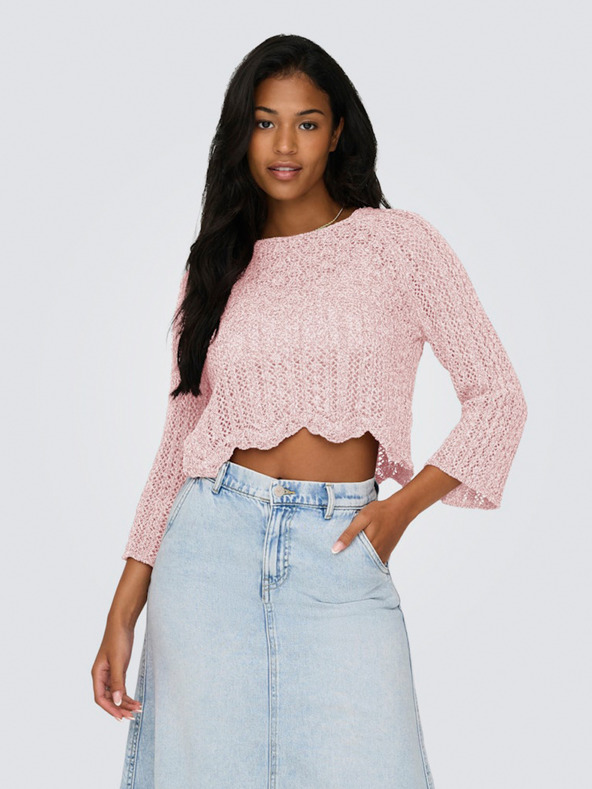 ONLY Svijetlo roza ženska vesta ONLY Nola