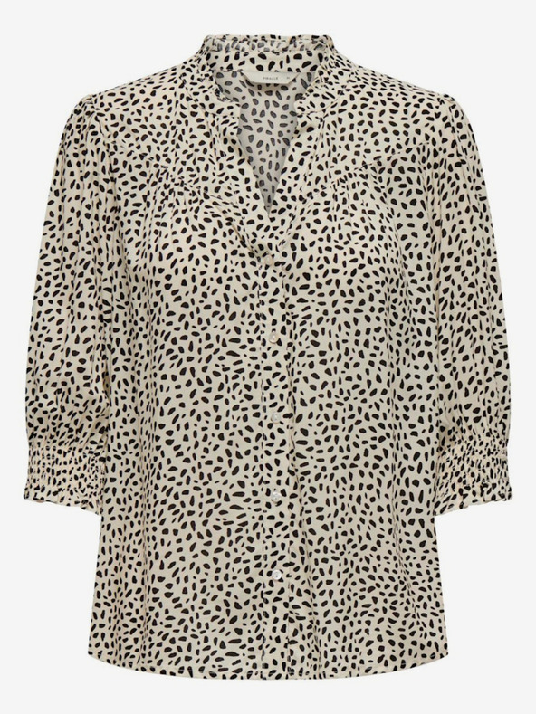 ONLY Crna i krem ​​ženska ONLY Raya bluza s uzorkom