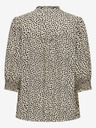 ONLY Crna i krem ​​ženska ONLY Raya bluza s uzorkom