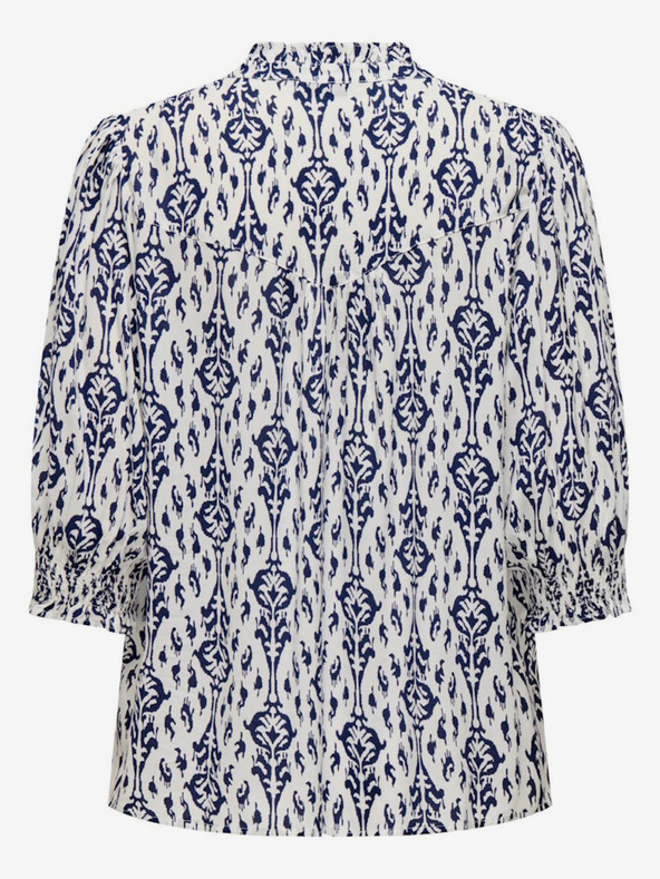 ONLY Bijelo-plava ženska ONLY Raya bluza s uzorkom