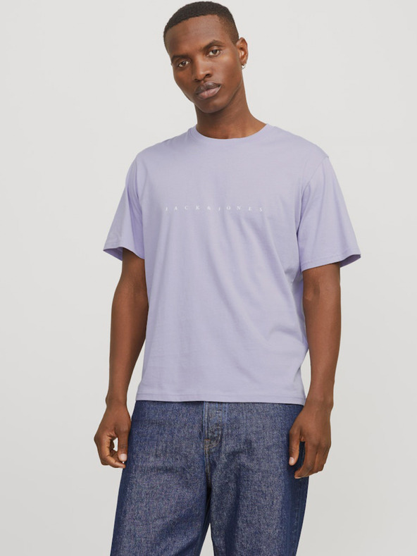Jack & Jones Svijetlo ljubičasta muška majica Jack & Jones Star