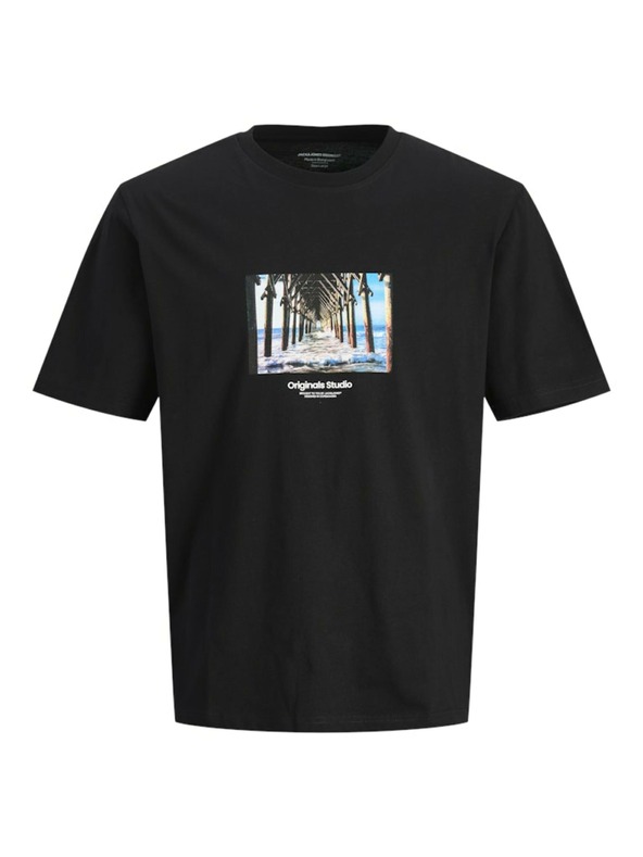 Jack & Jones Jack & Jones Vesterbro crna muška majica