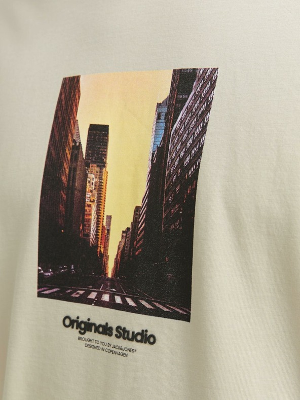 Jack & Jones Jack & Jones Vesterbro bež muška majica