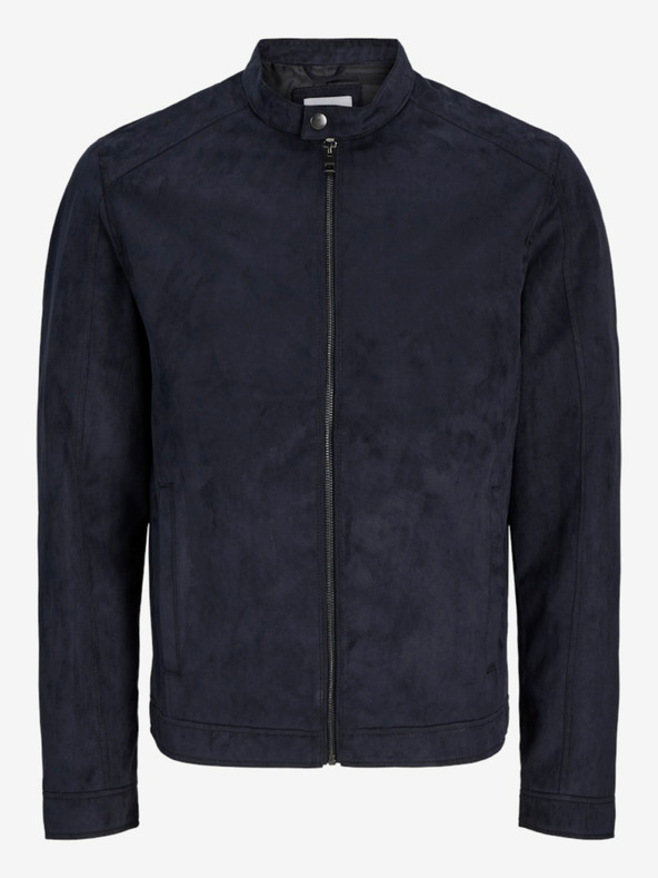 Jack & Jones Tamnoplava muška jakna od antilopa Jack & Jones Dylan