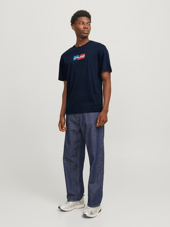 Jack & Jones Jack & Jones Corp. Mornarsko plava muška majica kratkih rukava